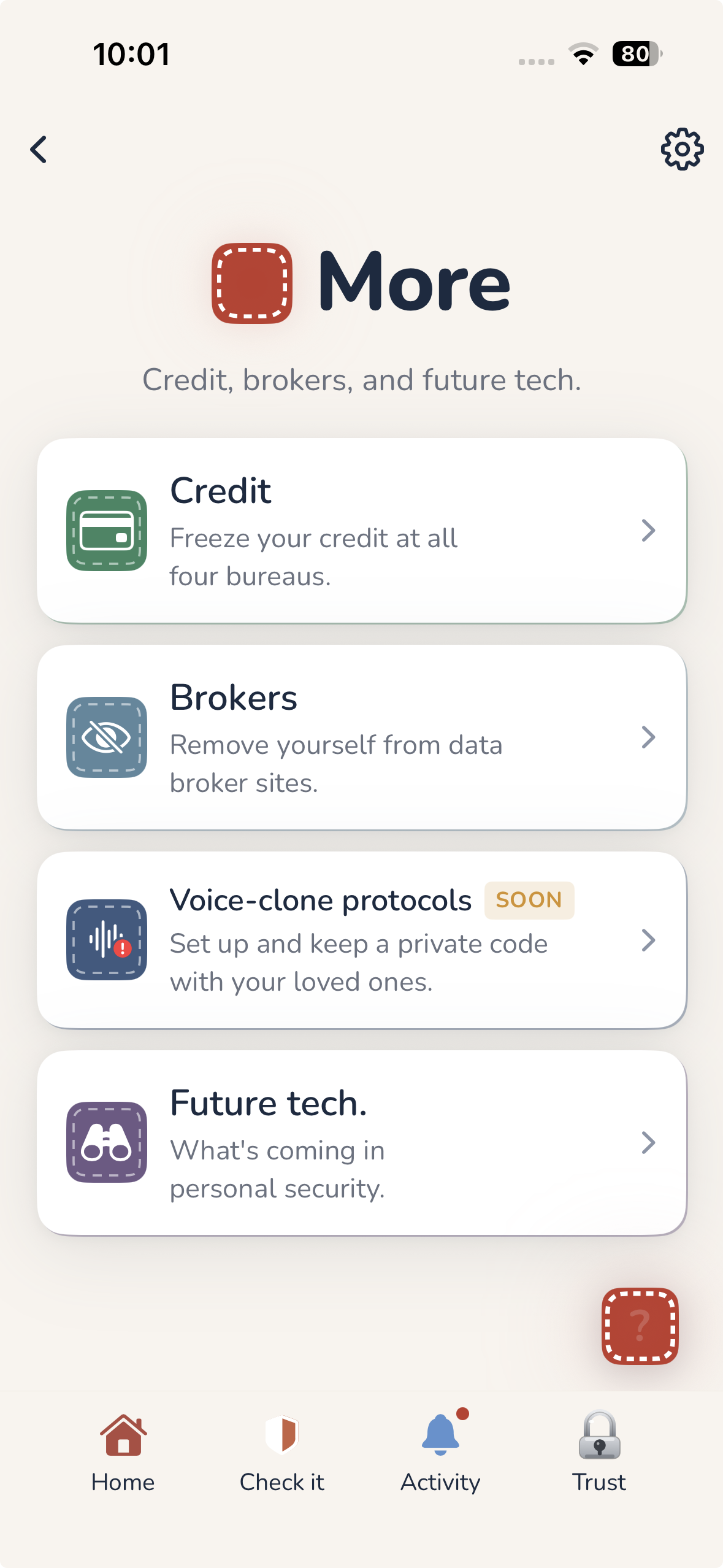 Patch on iPhone — more